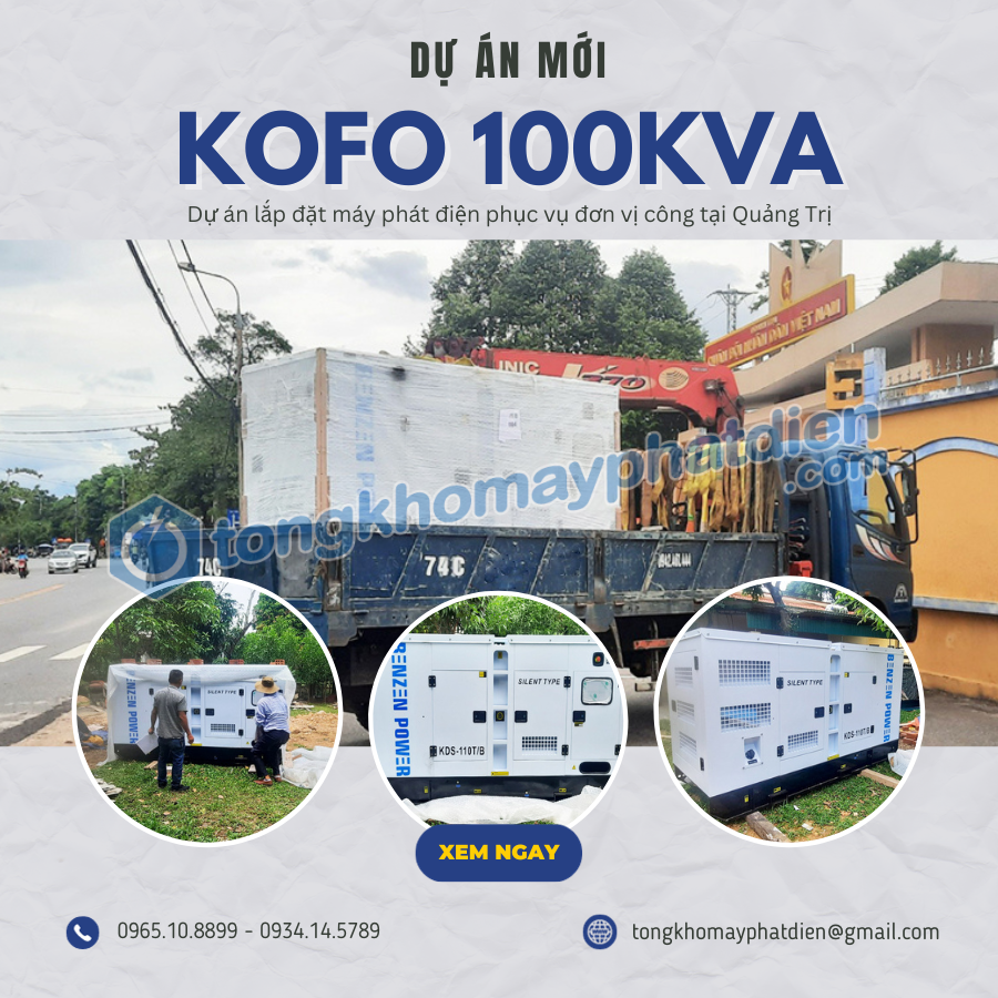 Máy phát điện Kofo 100kVA