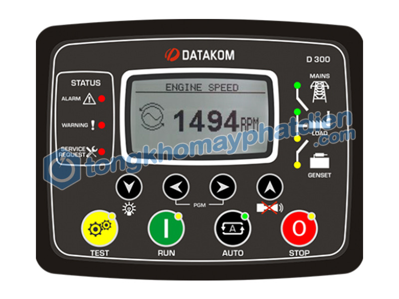 Bảng điều khiển máy phát điện thương hiệu Datakom