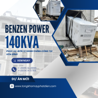 Máy phát điện Benzen Power 140kVA