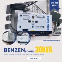 máy phát điện Benzen Power 30kVA