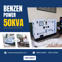 Máy phát điện Benzen Power 50kVA