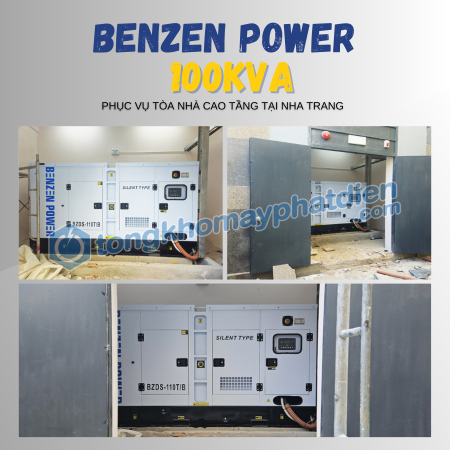 Máy phát điện Benzen Power 100kva