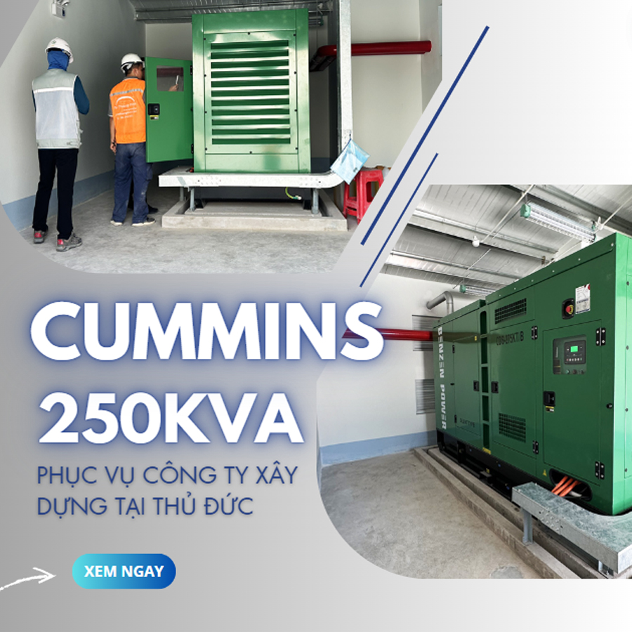 Máy phát điện Cummins 250kVA